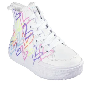 نیم بوت دخترانه اسکچرز مدل 314075L WMLT JGoldcrown: Hyperlift – Love Daze